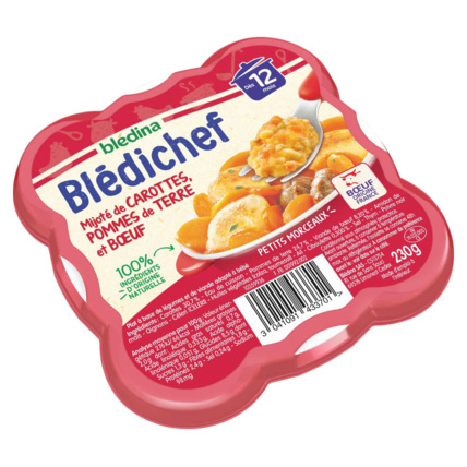 Avis BLEDICHEF Mijoté de carottes, pommes de terre et boeuf Blédina 3