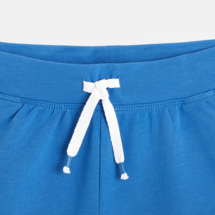 Avis Short uni en jersey bleu fille OKAIDI 2