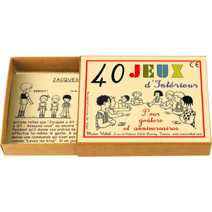 Avis 40 jeux d'intérieur MARC VIDAL 1