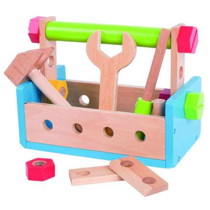 Avis Jouet bois Caisse à outils en bois CARREFOUR WOODEN 1