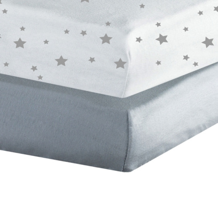 Avis Lot de 2 draps-housse jersey Trois Kilos Sept 1