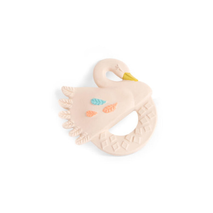 Avis Hochet anneau de dentition caoutchouc Cygne moulin Roty 1