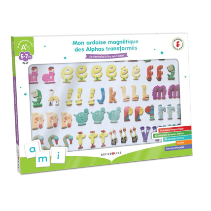 Avis Jeu éducatif Mon ardoise magnétique des Alphas transformés ÉDITIONS RÉCRÉALIRE 1