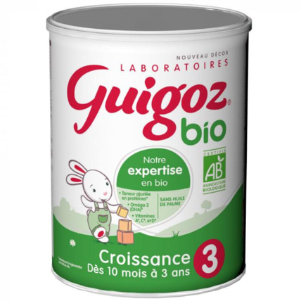 Avis Lait infantile bio de croissance en poudre Guigoz 1