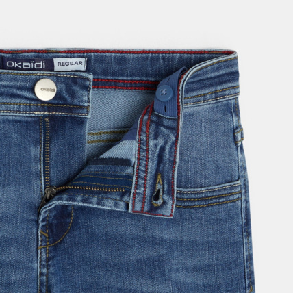 Avis Bermuda en jean bleu garçon OKAIDI 3