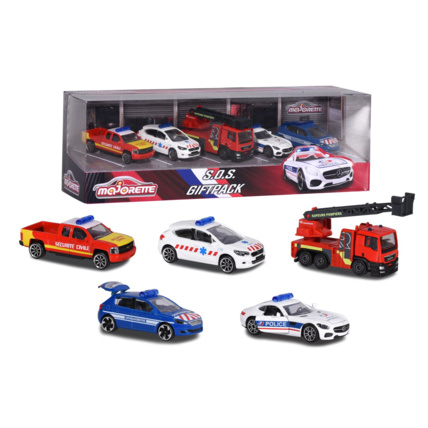 Avis Coffret véhicule de 5 SOS Majorette SMOBY 1