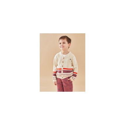 Avis Cardigan en tricot rayé NOUKIE'S 1