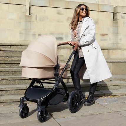 Avis Poussette Trio Stomp Luxe avec base Isofix (Cirrus) Ickle Bubba 2