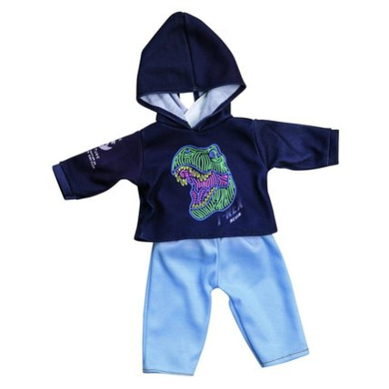 Avis Ensemble pour poupée 38 cm - Sweat dinosaure et legging One World One Future CERISE ET CAPUCINE 1