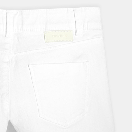 Avis Short en toile blanc fille OKAIDI 4