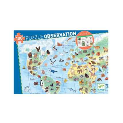 Avis  Puzzle Les Animaux du Monde 100 pièces DJECO 1