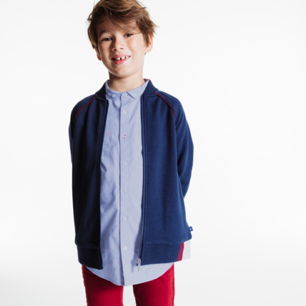 Avis Chemise Oxford bleue garçon OKAIDI 1