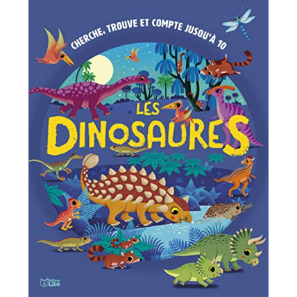 Avis Cherche trouve et compte jusqu'à 10 - Les dinosaures Éditions Lito 2