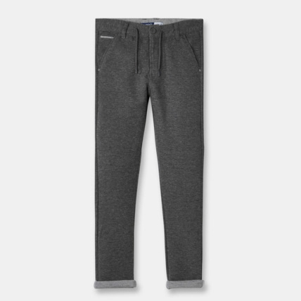Avis Pantalon en coton piqué gris garçon OKAIDI 1