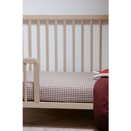Avis Drap housse bébé percale de coton bio Vichy KADOLIS 2