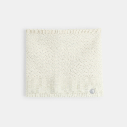 Avis Snood chaud en tricot et polaire beige fille OKAIDI 1