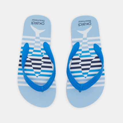 Avis Tongs rayé bleu requin garçon OKAIDI 2