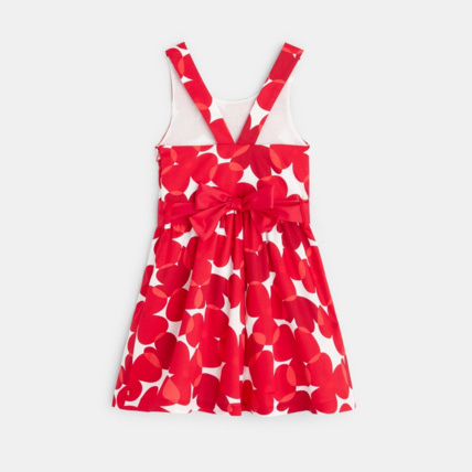 Avis Robe à bretelles imprimée rouge fille OKAIDI 3