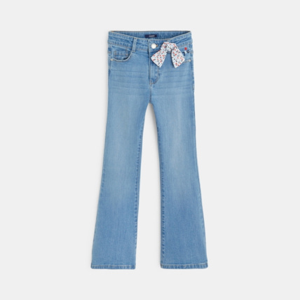 Avis Jean flare stretch bleu fille OKAIDI 1