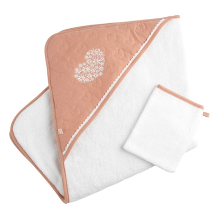Avis Cape de bain et gant Petit Coeur Sauthon 1