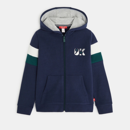 Avis Sweat-shirt à capuche OK 96 bleu garçon OKAIDI 2