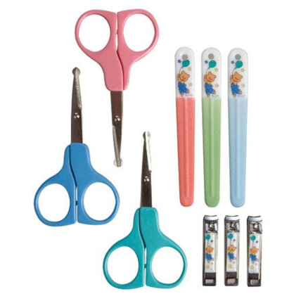 Avis Set de manucure bleu ou vert NUBY 1