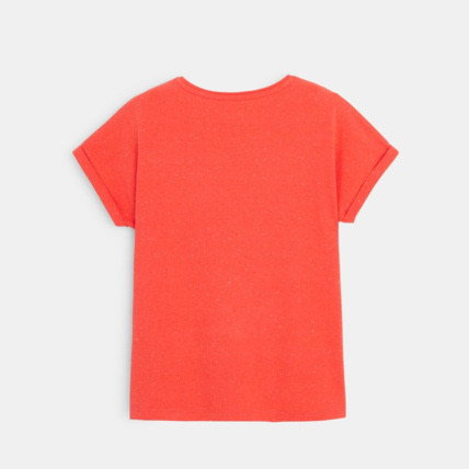 Avis T-shirt 60% en coton recyclé WE ARE ONE orange fille OKAIDI 3