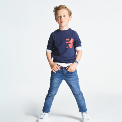 Avis Jean skinny hyper stretch bleu garçon OKAIDI 6