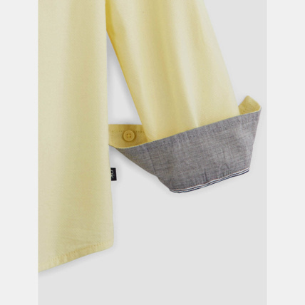 Avis Chemise oxford jaune garçon OKAIDI 4