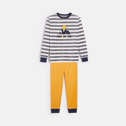 Avis Pyjama en velours gris garçon OKAIDI 1