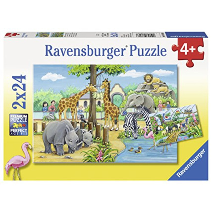 Avis Puzzle - Bienvenue au zoo - 2x24 pièces RAVENSBURGER 1