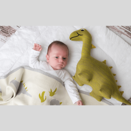 Avis Peluche en coton tricot, Dinosaure Sevira Kids 7