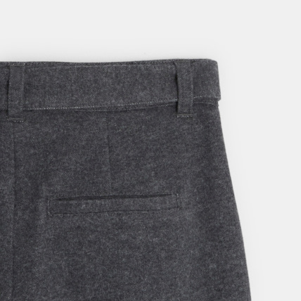 Avis Pantalon taille haute paper bag gris fille OKAIDI 4