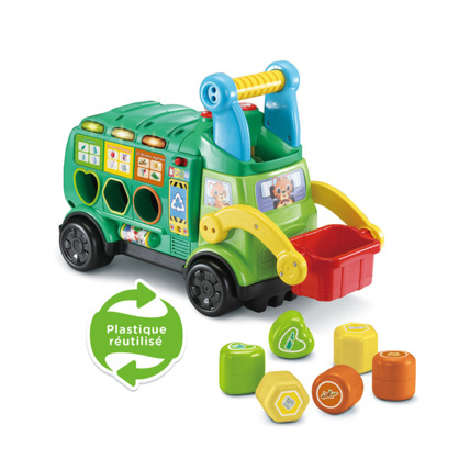 Avis Maxi camion poubelle Recyclo'formes VTech 1
