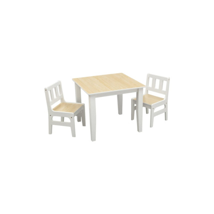 Avis Table rectangulaire + 2 chaises pour enfants TWIN Auchan 1