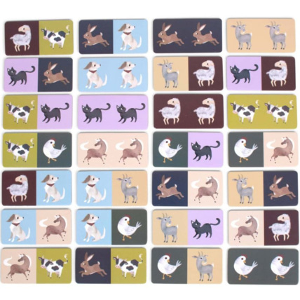 Avis Jeu de dominos Animaux de la ferme FILIBABBA 2