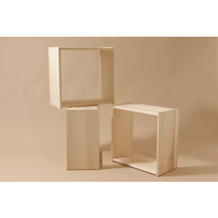 Avis Ensemble de 3 Étagères Cube Mon Lit Cabane 4