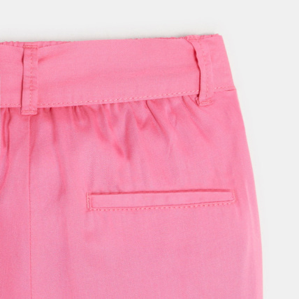 Avis Pantalon fluide uni rose fille OKAIDI 3
