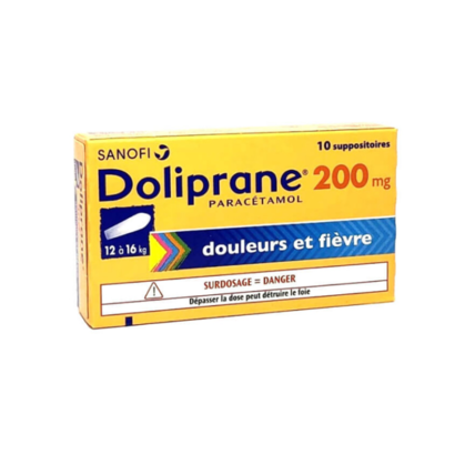 Avis Suppositoires PARACÉTAMOL Doliprane 200 Mg SANOFI AVENTIS 1