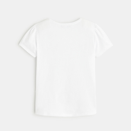 Avis T-shirt à sequins magiques motif cœur rose fille OKAIDI 4