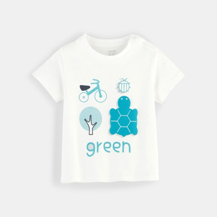 Avis T-shirt couleur à motif OBAÏBI 1