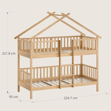 Avis Lit cabane superposé Maison Petite Amélie 4