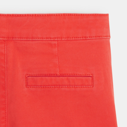 Avis Short en toile orange fille OKAIDI 5