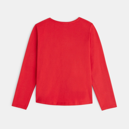 Avis T-shirt à message "dream big" rouge fille OKAIDI 4