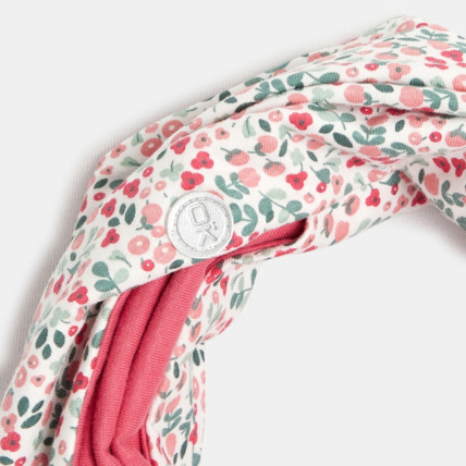 Avis Snood bi-face en jersey rose fille OKAIDI 2
