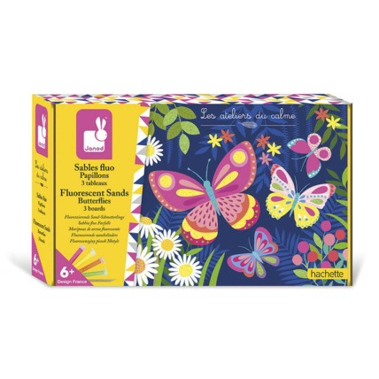 Avis Coffret créatif Sables fluo papillons JANOD 1