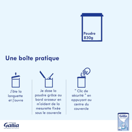 Avis Lait CALISMA 1er âge Laboratoire Gallia 5