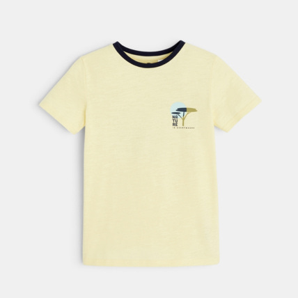 Avis T-shirt motif "nature" jaune garçon OKAIDI 2