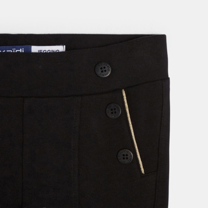 Avis Jeggings unis noir fille OKAIDI 3
