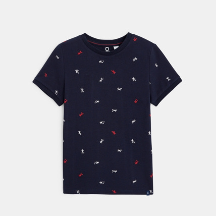 Avis T-shirt en coton piqué bleu garçon OKAIDI 1